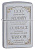 Зажигалка ZIPPO Classic с покрытием Satin Chrome™, латунь/сталь, серебристая, матовая, 38x13x57 мм