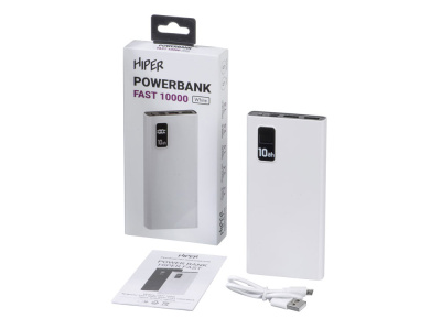 Портативный внешний аккумулятор FAST 10000 White (Р)