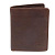 Бумажник KLONDIKE DIGGER «Cade», натуральная кожа в темно-коричном цвете, 12,5 x 10 x 2 см