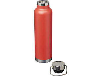 Бутылка для воды с вакуумной изоляцией Thor объемом 650 мл из переработанной нержавеющей стали, сертифицированной по стандарту RCS - Красный