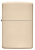 Зажигалка ZIPPO Classic с покрытием Flat Sand, латунь/сталь, бежевая, глянцевая, 38x13x57 мм