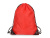 Рюкзак-мешок на шнуровке Reviver из переработанного пластика, красный