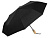 Зонт-автомат Lumet с куполом из переработанного пластика, черный (P)