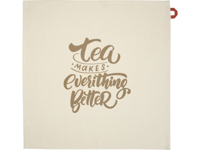 Alora кухонное полотенце из переработанного хлопка плотностью 200 г/м² - красный кирпичный