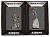 Набор ZIPPO Влюбленные зомби из двух зажигалок с покрытием Iron Stone™, серые, матовые