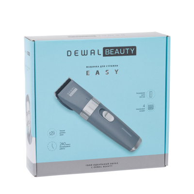 Машинка для стрижки волос DEWAL BEAUTY Easy, графитовая, 0,8 - 2,0 мм