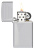 Зажигалка ZIPPO Slim® с покрытием High Polish Chrome, латунь/сталь, серебристая, 29x10x60 мм