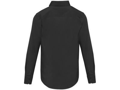 Carnelian мужская рубашка из поплина - сплошной черный , размер S