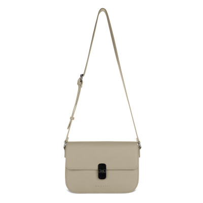 Сумка женская BUGATTI НЕЛА | NELA, бежевая, полиуретан, 25х9х17,5 см