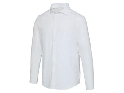 Carnelian мужская рубашка из поплина - Белый , размер XS