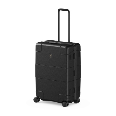 Чемодан VICTORINOX Lexicon Framed, черный, 100% поликарбонат Makrolon, 46x28x68 см, 72 л