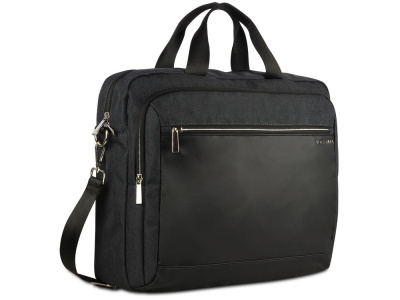 Портфель мужской BUGATTI СЕРА | SERA, антрацитовый, полиэстер, 40х11х34 см, 15 л