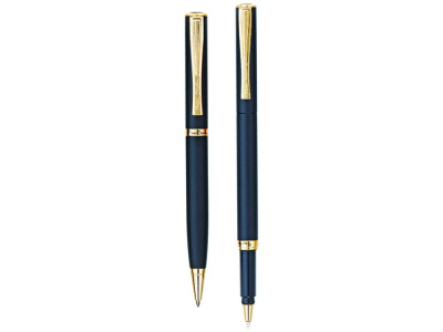Набор Pierre Cardin PEN&PEN: ручка шариковая + роллер. Цвет - черный. Упаковка Е.