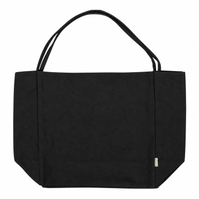 Шоппер-оверсайз Grossbag из переработанного хлопка 340 г, черный
