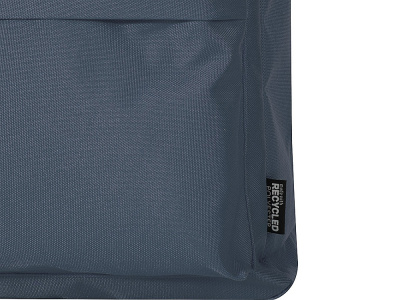 Байрон рюкзак для 14-дюймового ноутбука объемом 16 л, изготовленный из переработанных материалов по стандарту GRS, серо-синий