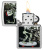 Зажигалка ZIPPO Skateboard Design с покрытием Street Chrome, латунь/сталь, серебристая, 38x13x57 мм