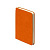 Ежедневник недатированный SALLY, A6, оранжевый, кремовый блок в линейку