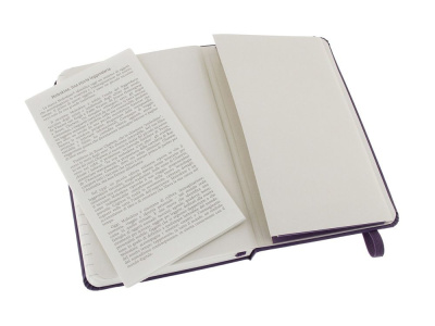 Записная книжка Moleskine Classic (в линейку) в твердой обложке, Pocket (9x14см), фиолетовый , размер A6