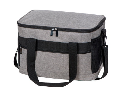 Подарочный набор с пледом и колонкой в сумке - холодильнике  Musical trek, красный