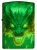 Зажигалка ZIPPO Glowing Dragon с покрытием Glow In The Dark Green, латунь/сталь, разноцветная, 38x13x57 мм