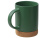 Кружка 450 мл с пробковым дном Корк & Бон, глубокий зеленый