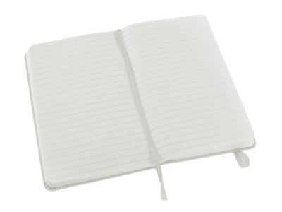 Записная книжка Moleskine Classic (в линейку) в твердой обложке, Pocket (9x14см), белый , размер A6