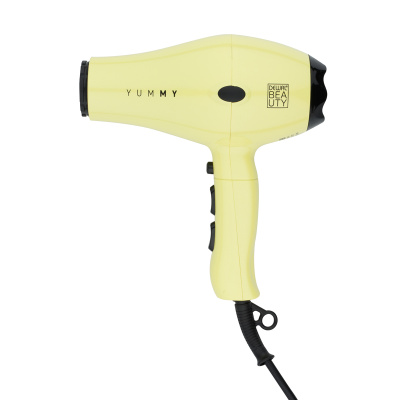 Фен DEWAL BEAUTY YumMy Yellow, жёлтый, 2000 Вт, ионизация, 1 насадка