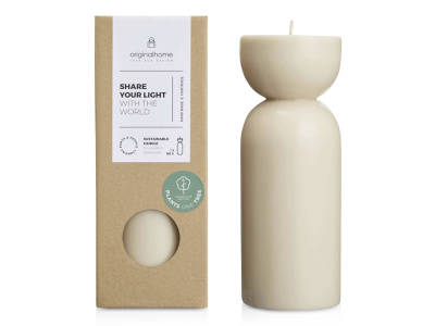 Originalhome органическая свеча - средняя - Бежевый