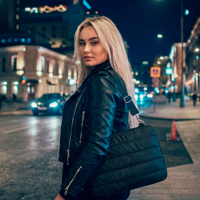 Конференц-сумка"MIX", чёрный, 38 х 30 х 1,5 см, 100% нейлон