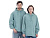Худи оверсайз Alpha.01 унисекс, пыльный бирюзовый , размер XL-2XL