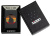 Зажигалка ZIPPO Colorblock с покрытием Black Matte, латунь/сталь, черная, 38x13x57 мм