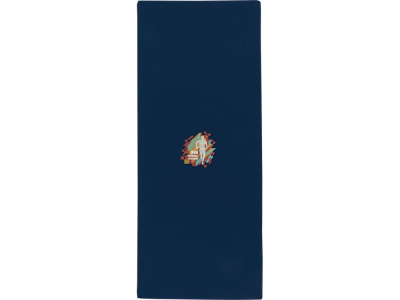 Lucas спортивное полотенце из переработанного полиэстера 30х80 см - Синий нэйви , размер S