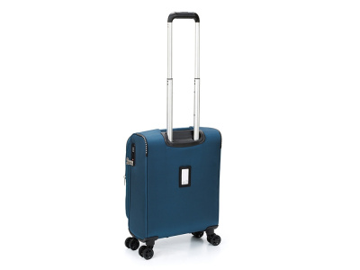 Чемодан TORBER ВИВИ, синий, полиэстер, 39 х 20 х 54 см, 36 л , размер S