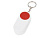 Брелок-футляр для таблеток Pill, белый/красный