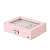 Шкатулка для украшений Jardin D'Ete, цвет розовый, "змея", 20 х 15 х 5 см