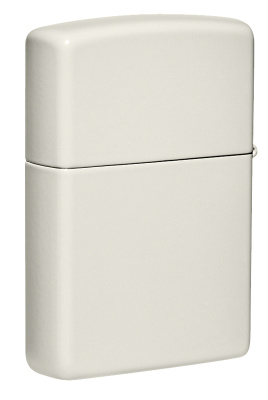 Зажигалка ZIPPO Classic с покрытием Glow In The Dark, латунь/сталь, белая, матовая, 38x13x57 мм