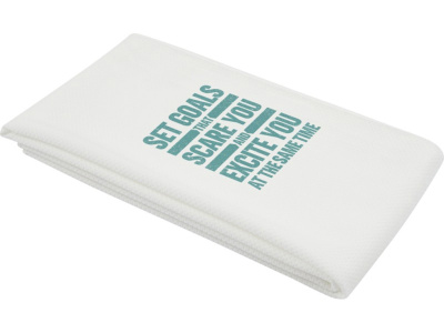 Althea спортивное полотенце 50х100 см - Белый , размер M