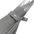 Зонт-трость "Reflect", полуавтомат, светоотражающий серый
