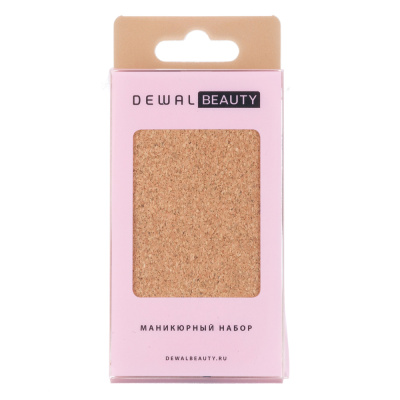 Набор Dewal Beauty маникюрный 5 предметов в пробковом чехле