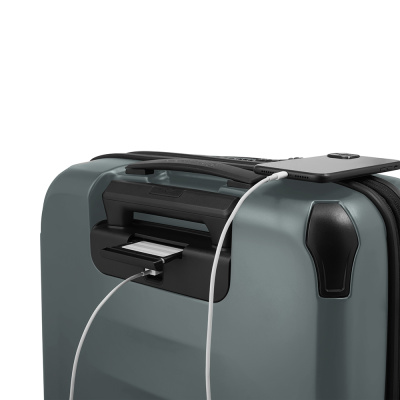 Чемодан VICTORINOX Spectra™ 3.0 Global Carry-On, темно-зеленый, поликарбонат Sorplas™, 40x20x55 см, 39 л