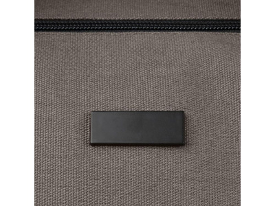 Спортивная сумка Joey из брезента, переработанного по стандарту GRS, объемом 25 л, серый