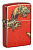 Зажигалка ZIPPO Dragon Design с покрытием 540 Tumbled Brass, латунь/сталь, разноцветная, 38x13x57 мм