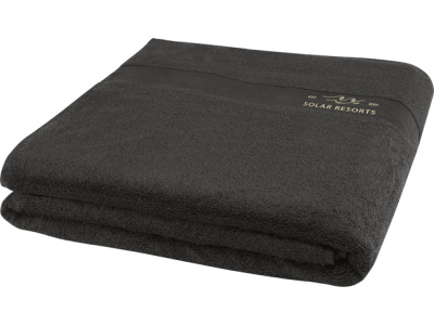 Хлопковое полотенце для ванной Evelyn 100x180 см плотностью 450 г/м2, антрацит