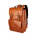 Рюкзак KLONDIKE "URBAN", натуральная кожа, коньячный цвет, 31,5 х 15,5 х 44,5 см