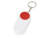 Брелок-футляр для таблеток Pill, белый/красный