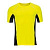 Футболка для бега "Sydney men", неоновый желтый_S, 92% полиэстер, 8% эластан, 180 г/м2