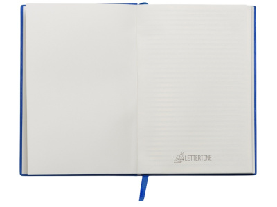 Набор блокнот в гибкой обложке А5 и металлическая шариковая ручка Nabokov, синий