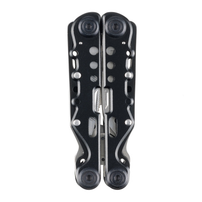 Мультитул Stinger, 105x40 мм,13 функций, сталь, чёрно-серебристый, в комплекте нейлоновый чехол