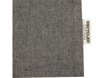 Средняя подарочная сумка Pheebs объемом 1,5 л из хлопка плотностью 150 г/м2, черный , размер 1,5л