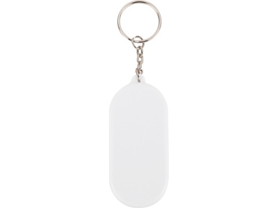 Брелок-футляр для таблеток Pill, белый/красный